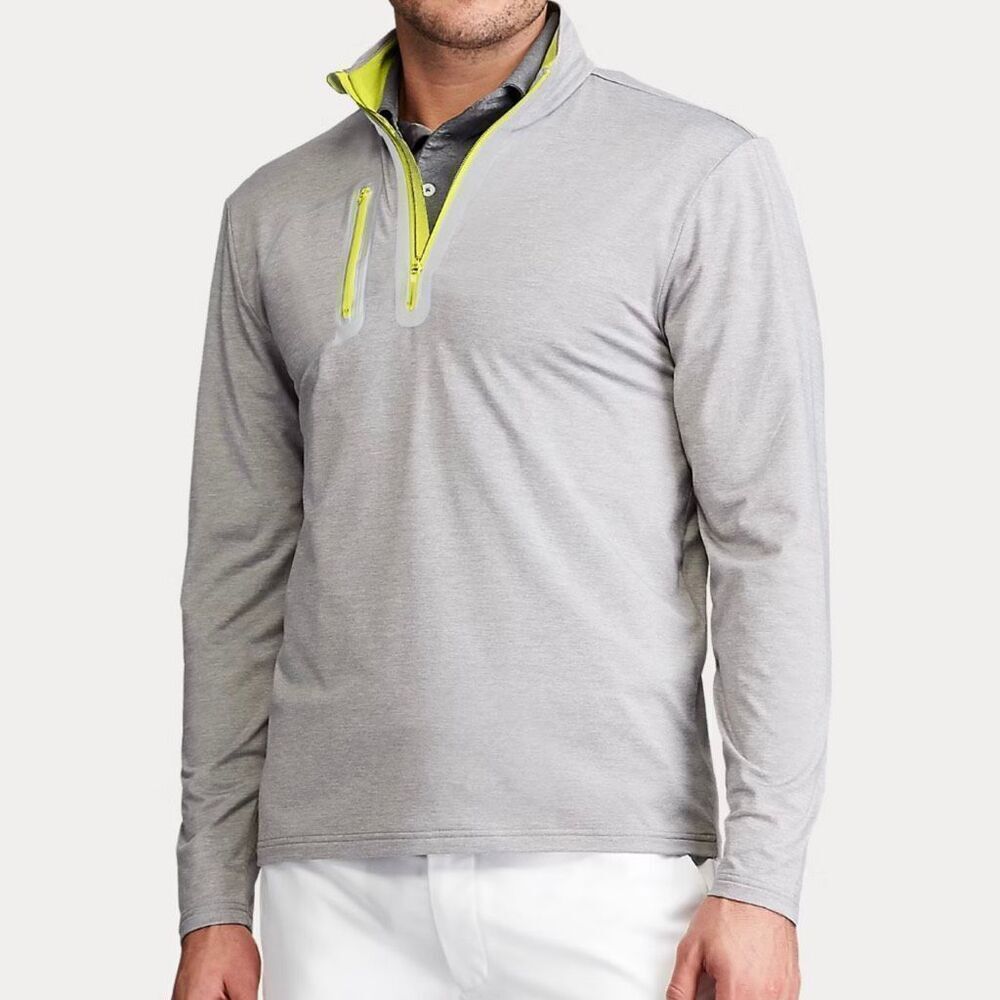 RLX Ralph Lauren Performance Tech Half Zip Pullover Grey Medium (w1)